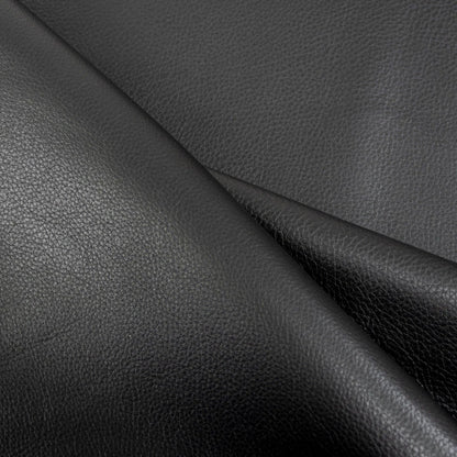 LEATHER Veg Tanned Soft / Side 3-4oz Black / Mollies New Zealand