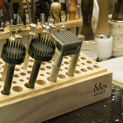 IVAN Wooden Leather Tool Rack / Mollies New Zealand