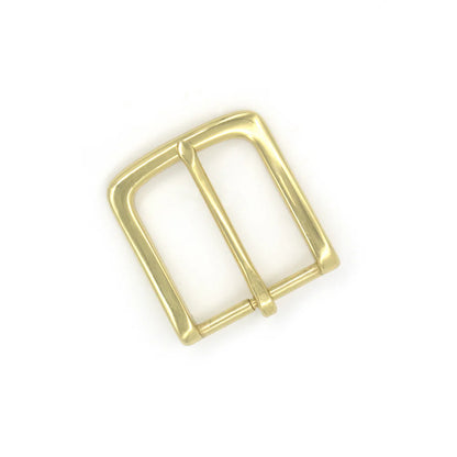 IVAN Wave End Bar Buckle Brass Plate 35mm (1-3 8") / Mollies New Zealand