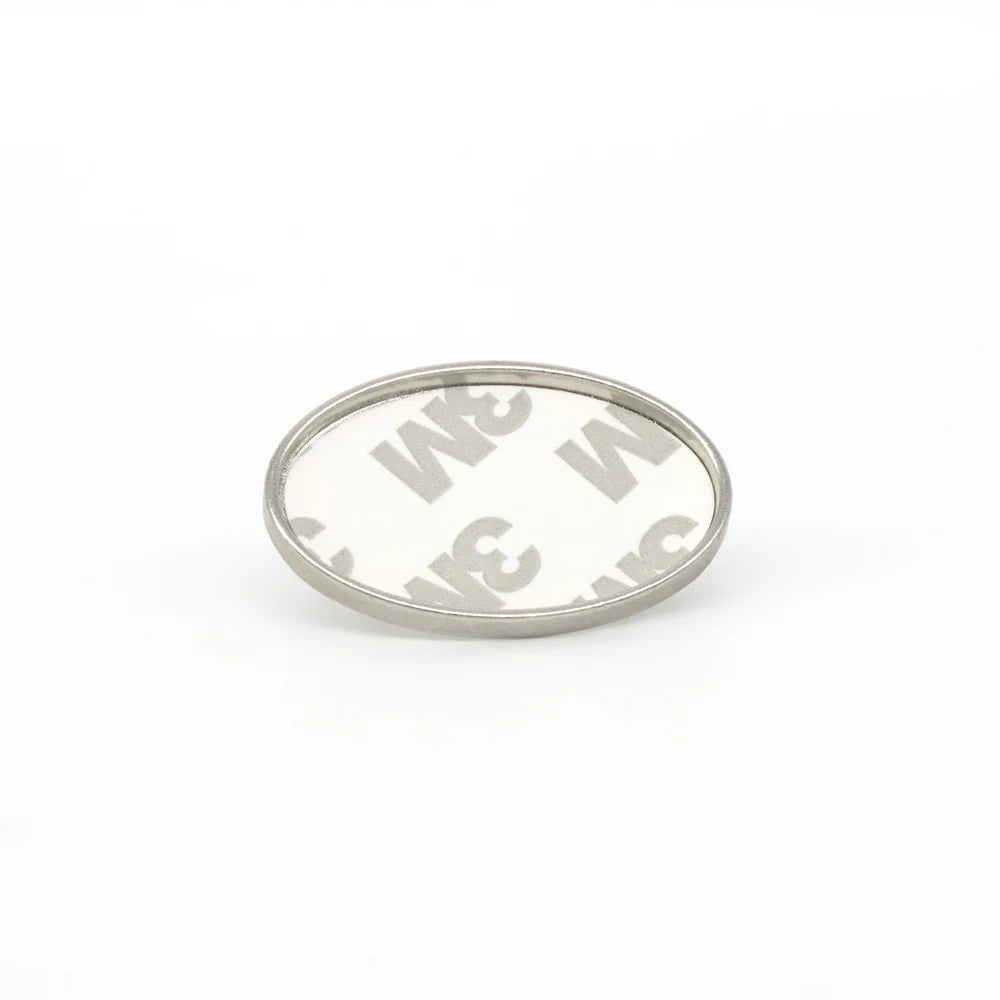 IVAN Inlay Concho Blank Nickel Plate Oval / Mollies New Zealand