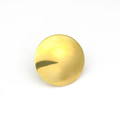 IVAN Smooth Solid Brass Concho Solid Brass 38mm (1-1 2") / Mollies New Zealand