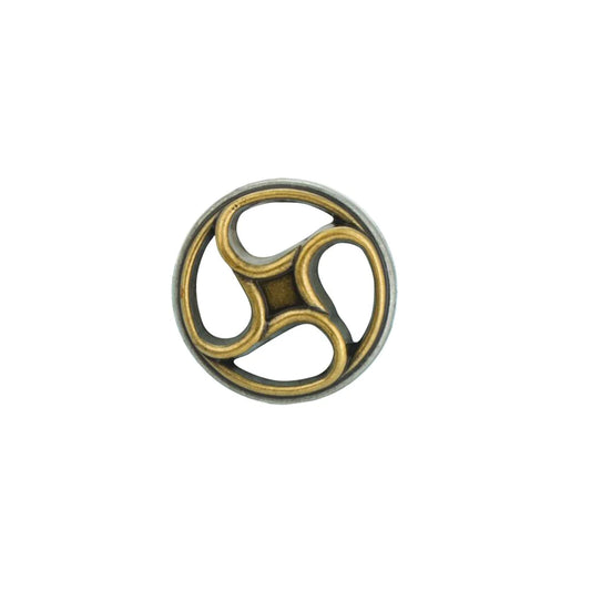 IVAN Valve Wheel Concho Antique Nickel 25mm (1") / Mollies New Zealand