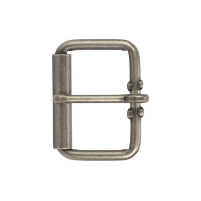 IVAN End Bar Roller Buckle Antique Nickel 45mm (1-3 4") / Mollies New Zealand