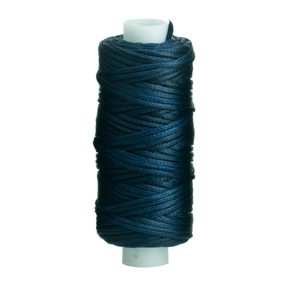 IVAN Waxed Polyester Thread Navy Blue 1.0mm 22.8m / Mollies New Zealand