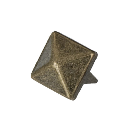IVAN Decorative Spots Pyramid Antique Brass 12mm (1 2") 100 Pack / Mollies New Zealand