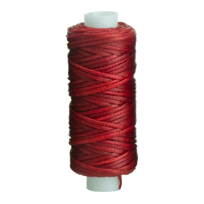 IVAN Waxed Polyester Thread Red 1.0mm 22.8m / Mollies New Zealand