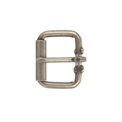IVAN End Bar Roller Buckle Antique Nickel 34mm (1-1 4") / Mollies New Zealand