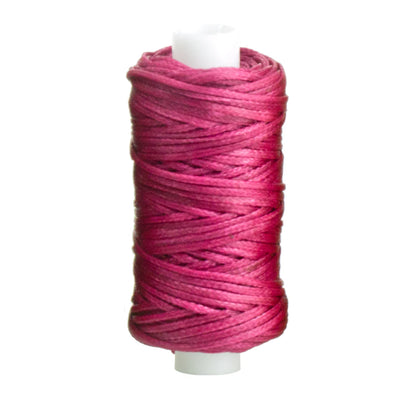 IVAN Waxed Polyester Thread Pink 1.0mm 22.8m / Mollies New Zealand