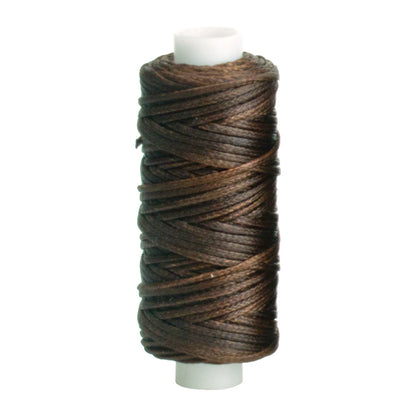 IVAN Waxed Polyester Thread Brown 1.0mm 22.8m / Mollies New Zealand