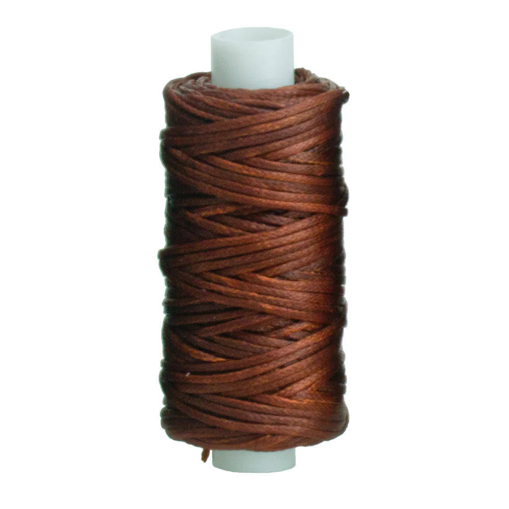 IVAN Waxed Polyester Thread Rust 1.0mm 22.8m / Mollies New Zealand