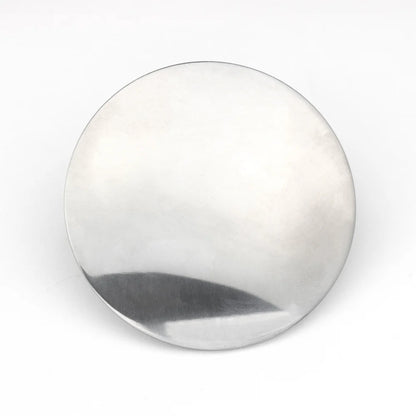 IVAN Smooth Stainless Steel Concho Stainless Steel 63mm (2-1 2") / Mollies New Zealand