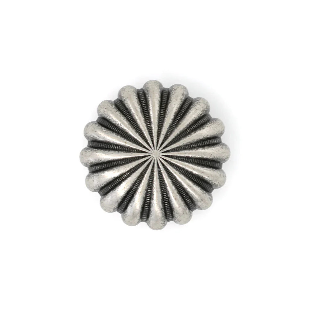 IVAN Parachute Concho Antique Nickel 25mm (1") / Mollies New Zealand