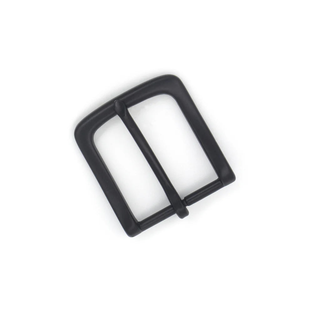 IVAN Wave End Bar Buckle Matt Black 35mm (1-3 8") / Mollies New Zealand