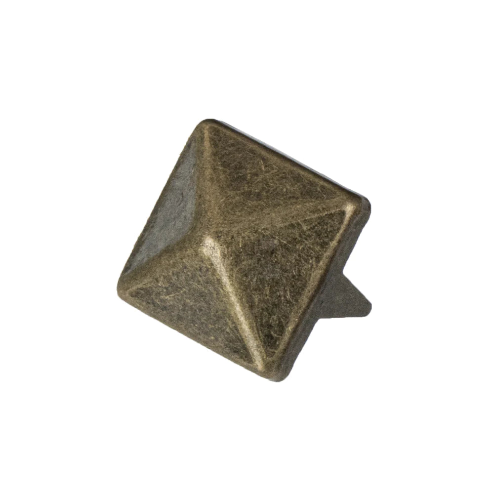 IVAN Decorative Spots Pyramid Antique Brass 12mm (1 2") 1000 Pack / Mollies New Zealand
