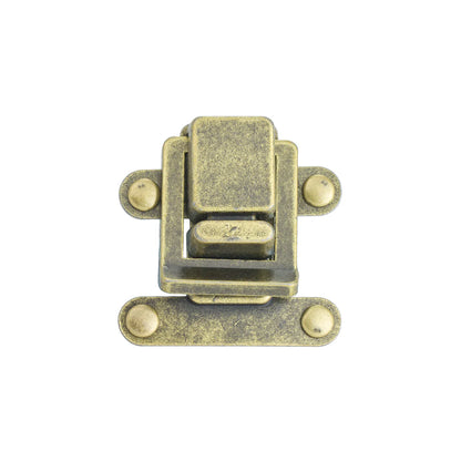 IVAN Flip Lock Clasp Antique Brass 40mm / Mollies New Zealand
