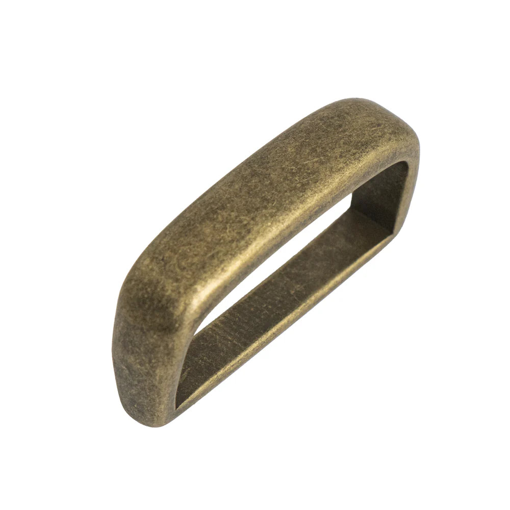 IVAN Strap Loops Keepers Antique Brass 32mm (1-1 4") Each / Mollies New Zealand