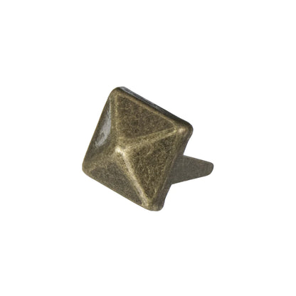 IVAN Decorative Spots Pyramid Antique Brass 10mm (3 8") 100 Pack / Mollies New Zealand