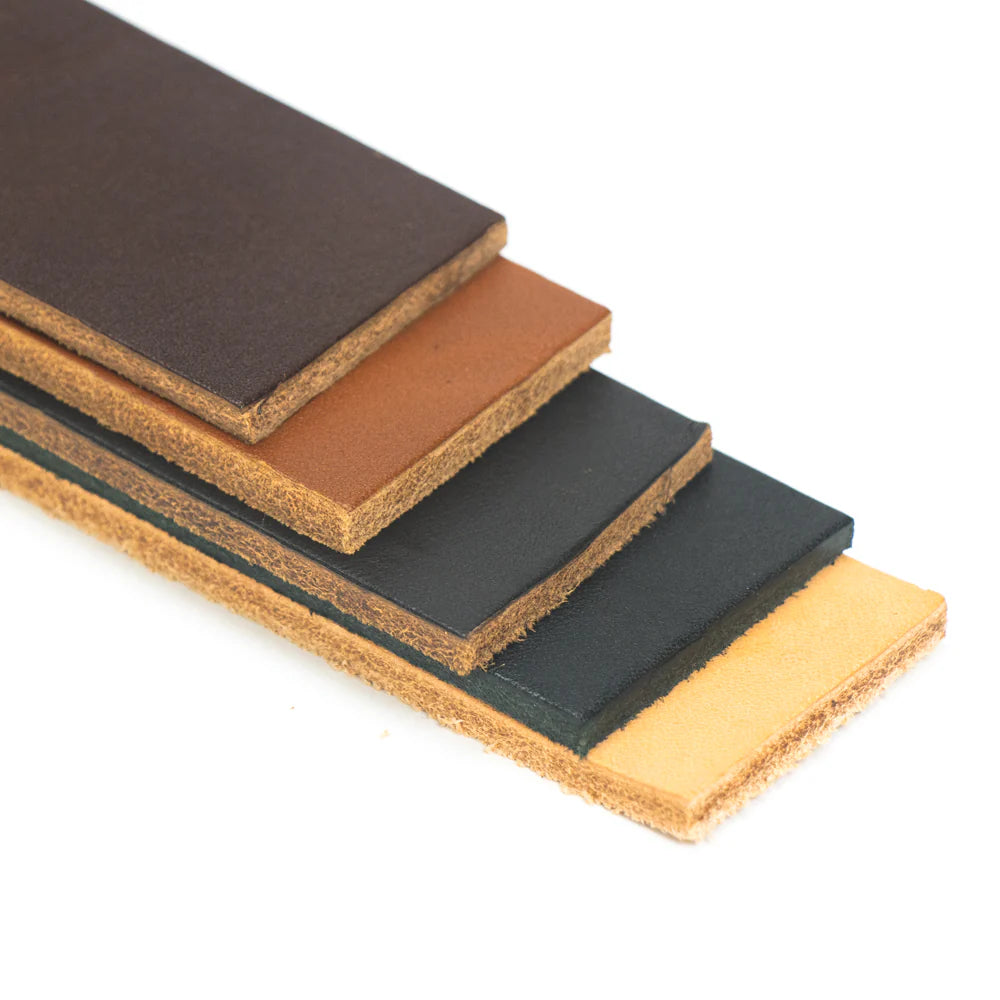 LEATHER Veg Tan Heavy Strips / Mollies New Zealand