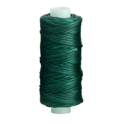 IVAN Waxed Polyester Thread Dark Green 1.0mm 22.8m / Mollies New Zealand
