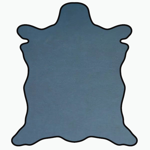 LEATHER Veg Tanned Barletta Italian / Double Shoulder Matte Blue 8-9oz / Mollies New Zealand