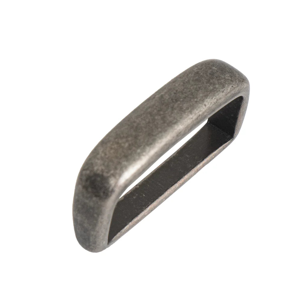 IVAN Strap Loops Keepers Antique Nickel 32mm (1-1 4") Each / Mollies New Zealand