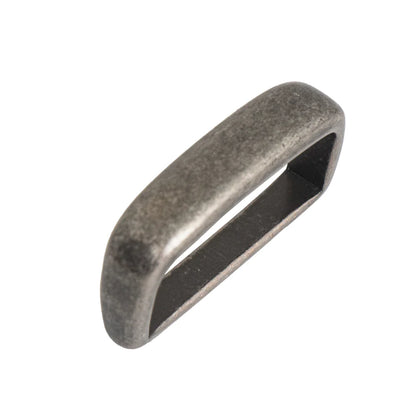 IVAN Strap Loops Keepers Antique Nickel 32mm (1-1 4") Each / Mollies New Zealand