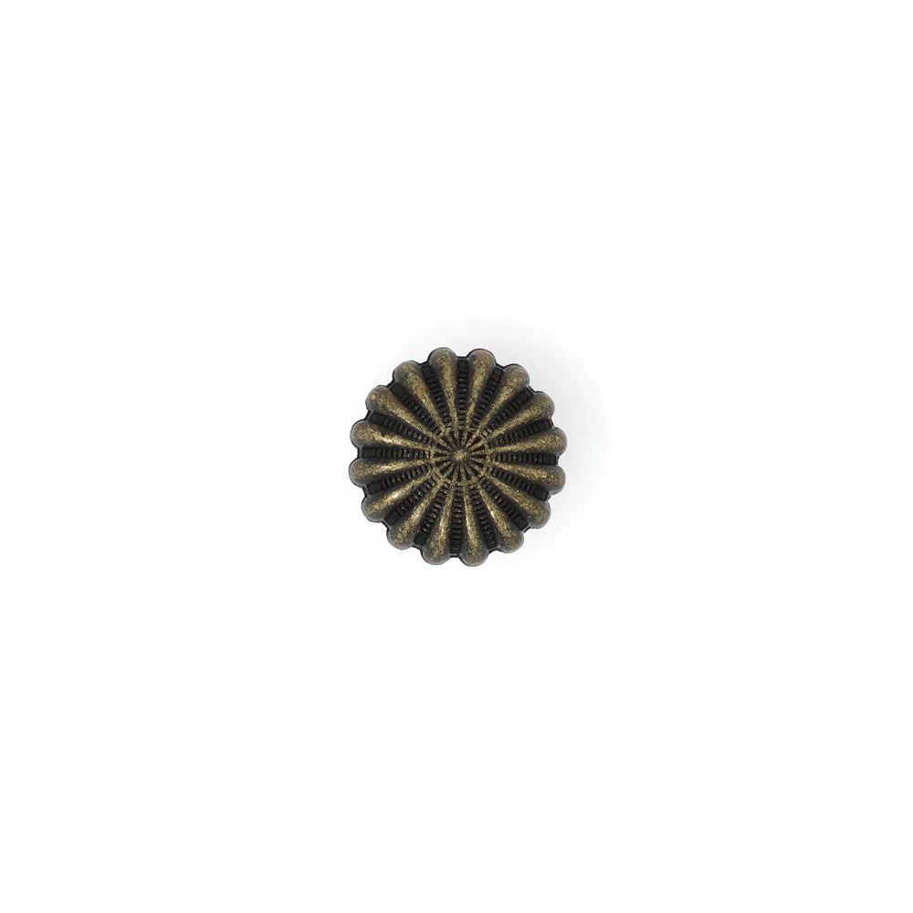 IVAN Parachute Concho Antique Brass 12mm (1 2") / Mollies New Zealand