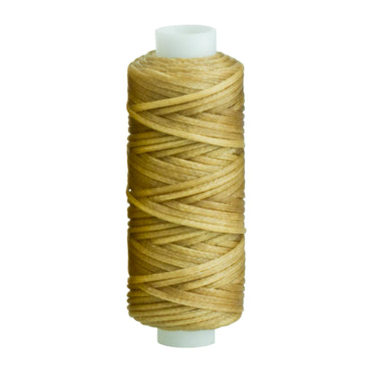 IVAN Waxed Polyester Thread Beige 1.0mm 22.8m / Mollies New Zealand