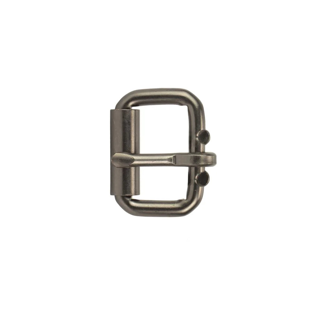 IVAN End Bar Roller Buckle Gunmetal 25mm (1") / Mollies New Zealand