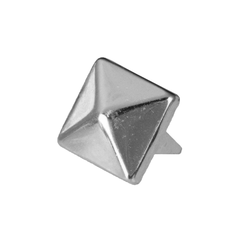 IVAN Decorative Spots Pyramid Nickel Plate 12mm (1 2") 100 Pack / Mollies New Zealand