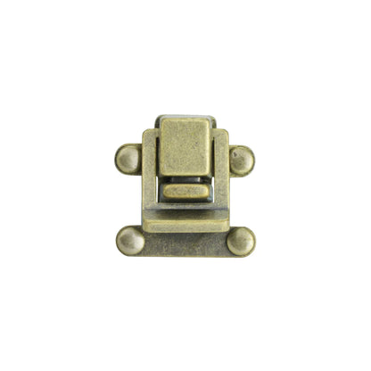 IVAN Flip Lock Clasp Antique Brass 30mm / Mollies New Zealand