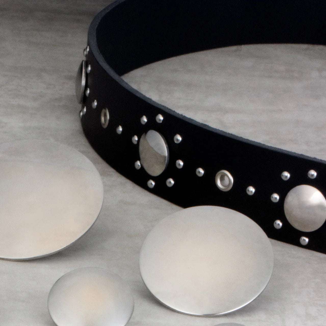 IVAN Smooth Stainless Steel Concho / Mollies New Zealand