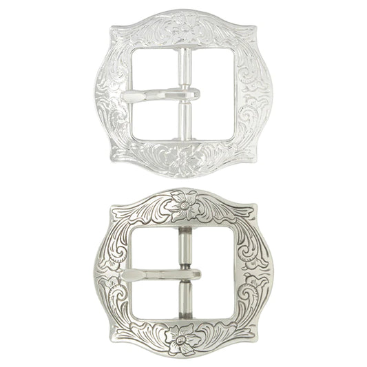 IVAN Keith Engraved Center Bar Buckle / Mollies New Zealand