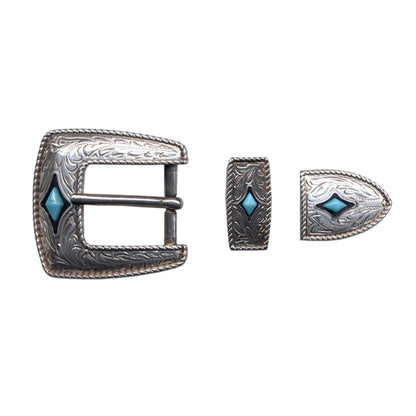 IVAN Prairie Dust Buckle Set Silver Plate 25mm (1") 3PK / Mollies New Zealand