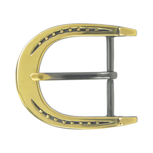 IVAN Stirrup End Bar Buckle Antique Brass 38mm (1-1 2") / Mollies New Zealand