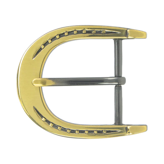 IVAN Stirrup End Bar Buckle Antique Brass 38mm (1-1 2") / Mollies New Zealand