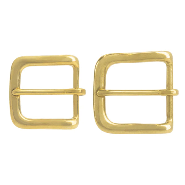 IVAN Amos Solid Brass End Bar Buckle / Mollies New Zealand