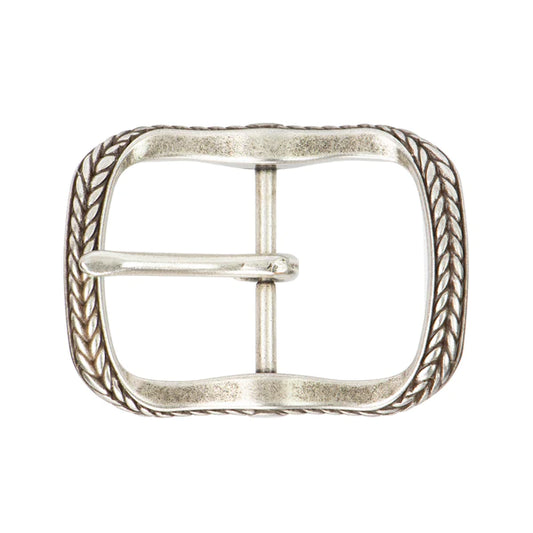 IVAN Rope Belt Center Bar Buckle Antique Silver 38mm (1-1 2") / Mollies New Zealand