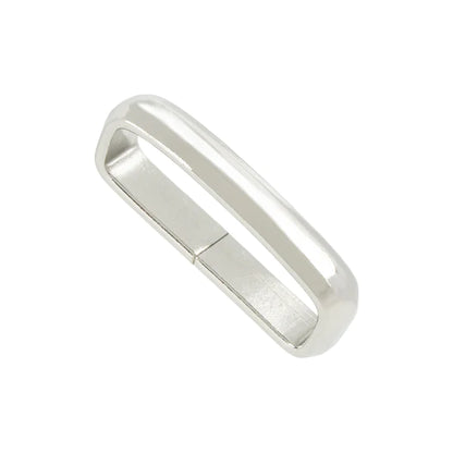 IVAN Wire Form Heavy Strap Keeper Nickel Plate 40mm (1-1 2") / Mollies New Zealand