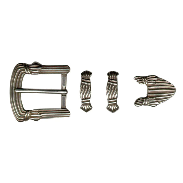 IVAN Lucius Buckle Set Antique Silver 25mm (1") 4PK / Mollies New Zealand