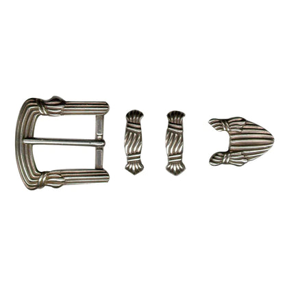 IVAN Lucius Buckle Set Antique Silver 25mm (1") 4PK / Mollies New Zealand