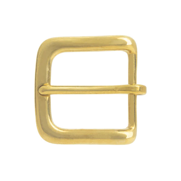 IVAN Amos Solid Brass End Bar Buckle Solid Brass 32mm (1-1 4" ) / Mollies New Zealand