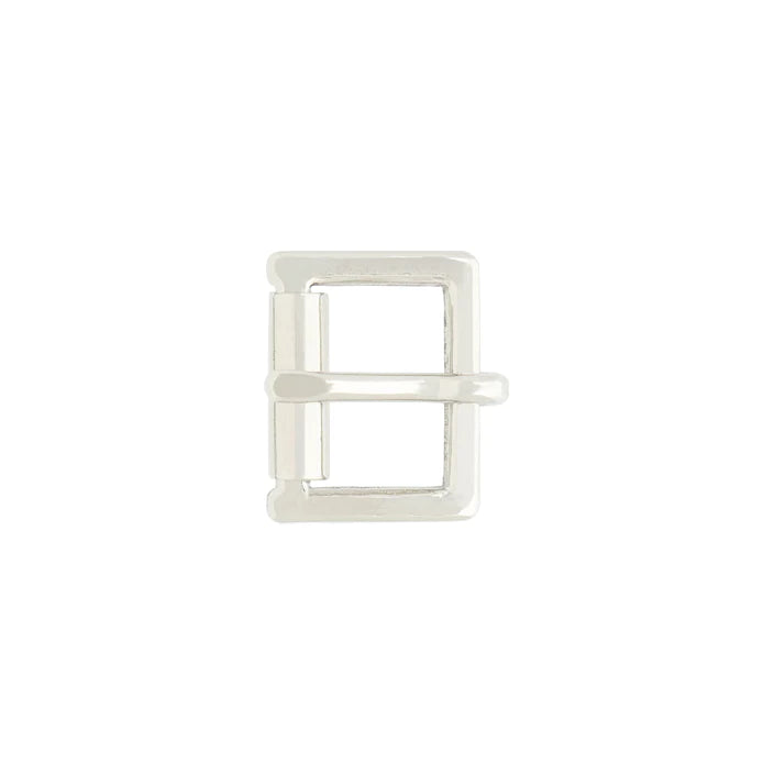 IVAN Otto Strap End Bar Roller Buckle Nickel Plate 20mm (3 4") / Mollies New Zealand
