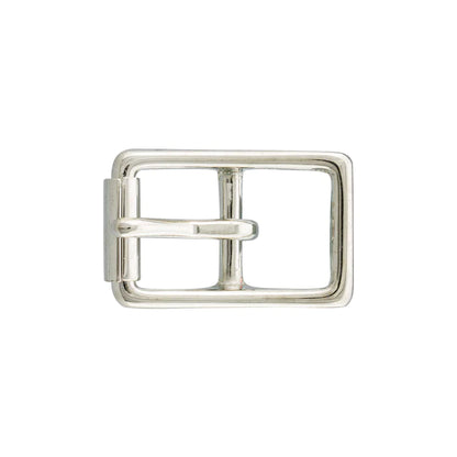 IVAN Solid Brass Center Bar Roller Buckles Solid Brass Nickel Plate 20mm (3 4") / Mollies New Zealand