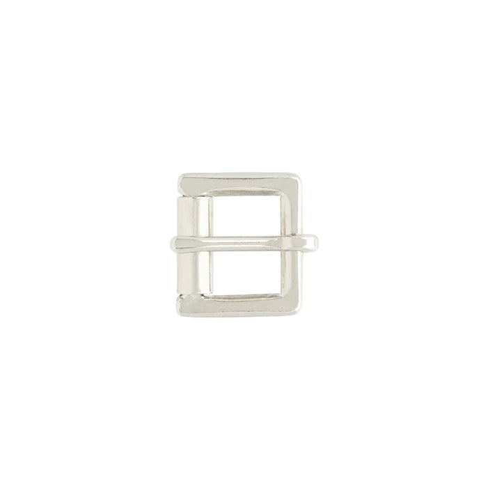 IVAN Otto Strap End Bar Roller Buckle Nickel Plate 16mm (5 8") / Mollies New Zealand