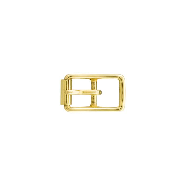 IVAN Solid Brass Center Bar Roller Buckles Solid Brass 12mm (1 2") / Mollies New Zealand