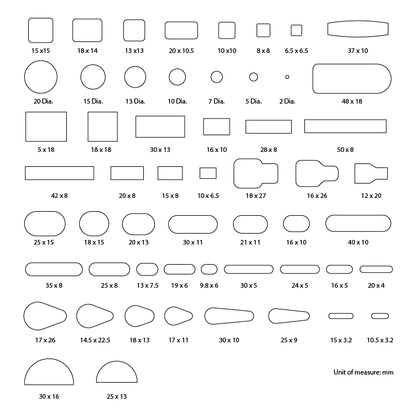 CRAFTPLUS Economy Punch Dies / Mollies New Zealand