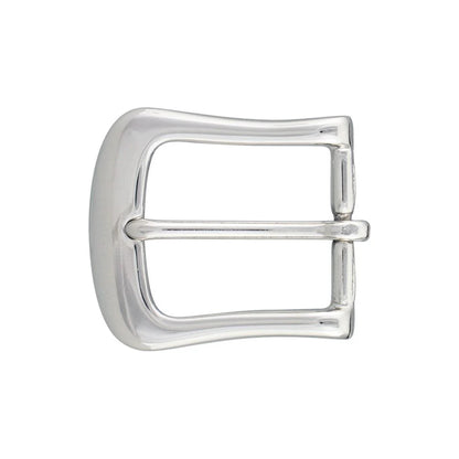 IVAN Cassidy Solid Brass End Bar Buckle Solid Brass Nickel Plate 32mm (1-1 4") / Mollies New Zealand