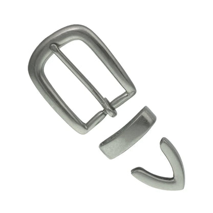 IVAN Solid Brass Buckle Set Antique Nickel 30mm (1 3 16") 3PK / Mollies New Zealand