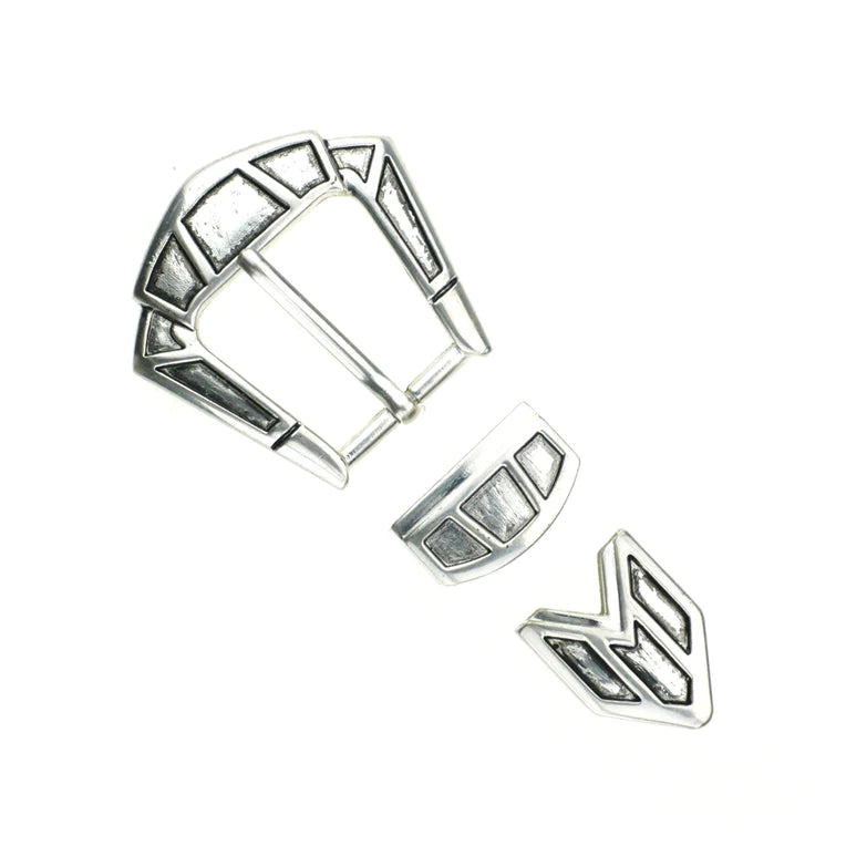 IVAN Eira Buckle Set Silver Plate 25mm (1") 3PK / Mollies New Zealand